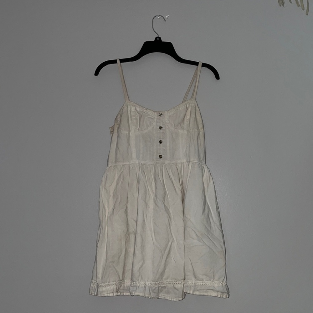 cute cream babydoll dress